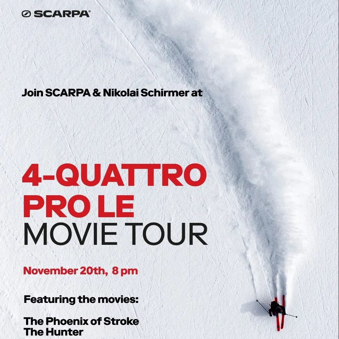 4-QUATTRO PRO LE – MOVIE TOUR - Nikolai Schirmer x SCARPA